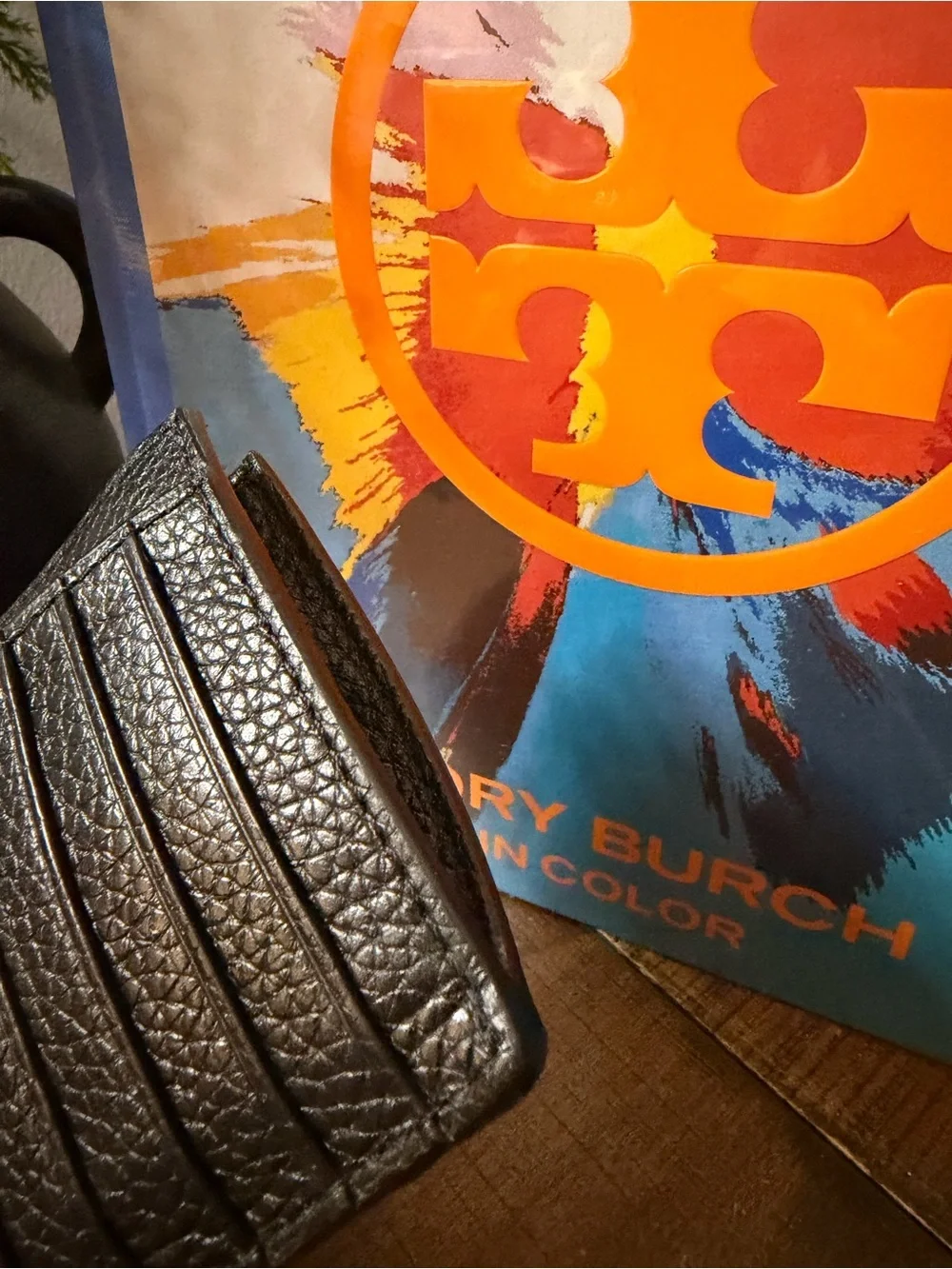 Tory Burch Britten Zip Card Case